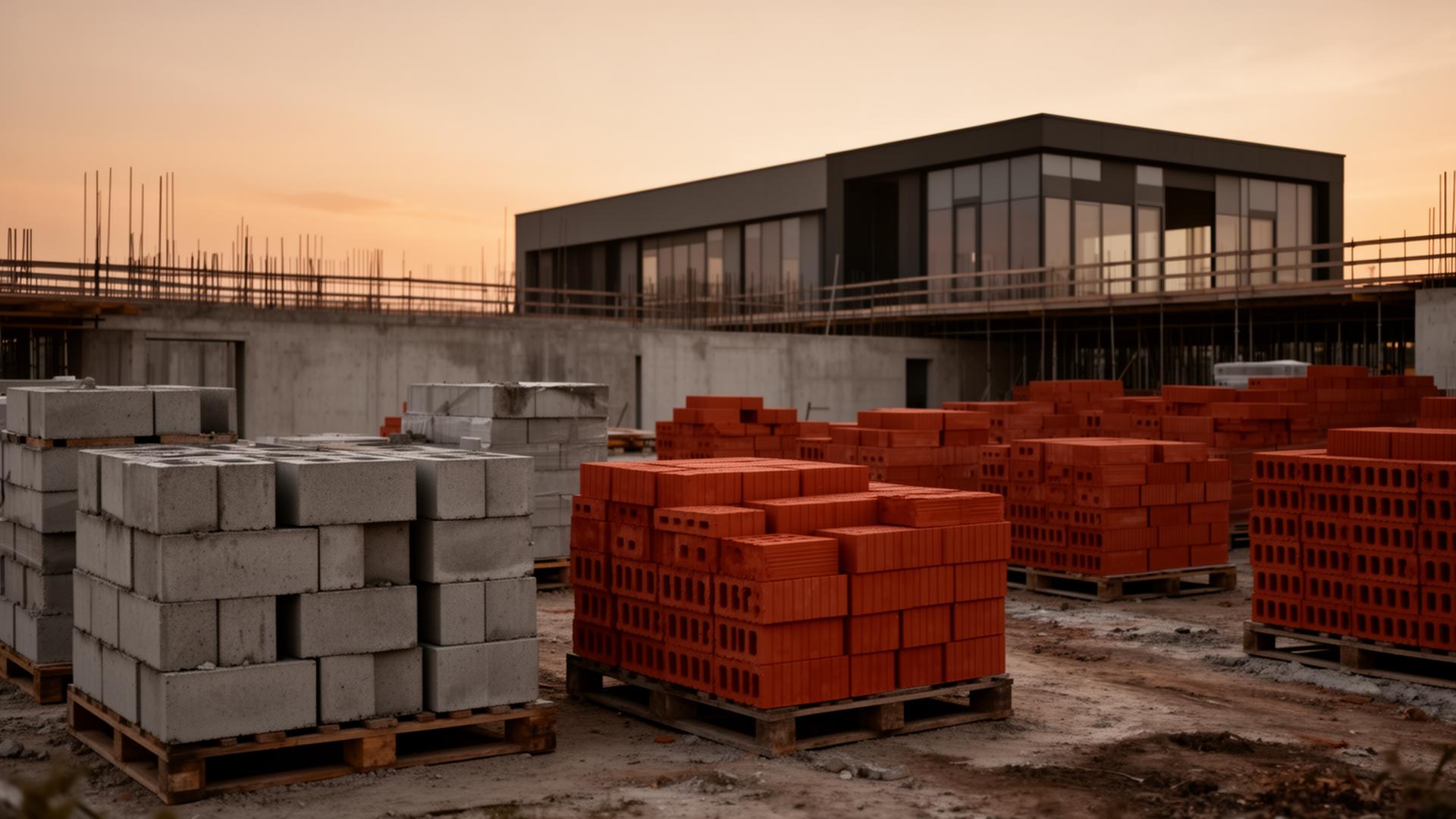 Subministrament de materials de construcció a obra